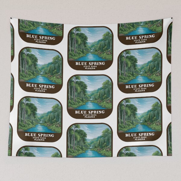 Item preview, Vintage Blue Springs State Park (Florida State Park) designed and sold by RabbitK.