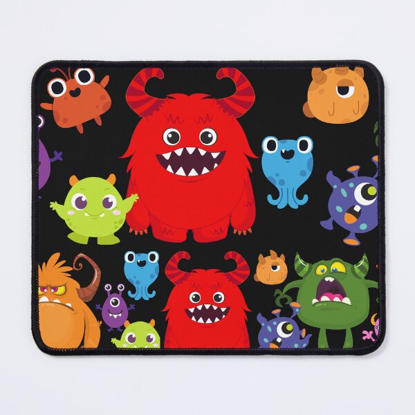 Item preview, Cute Little Monsters Party Red designed and sold by LaartStudio.