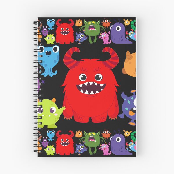 Item preview, Cute Little Monsters Party Red designed and sold by LaartStudio.
