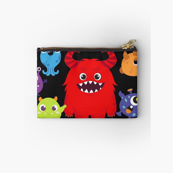 Item preview, Cute Little Monsters Party Red designed and sold by LaartStudio.