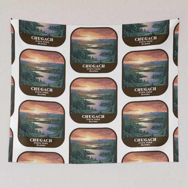 Item preview, Vintage Chugach State Park (Alaska State Park) designed and sold by RabbitK.
