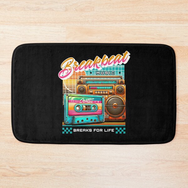 Item preview, BREAKBEAT  - Cassette Boombox (White)  designed and sold by Discothreadz.