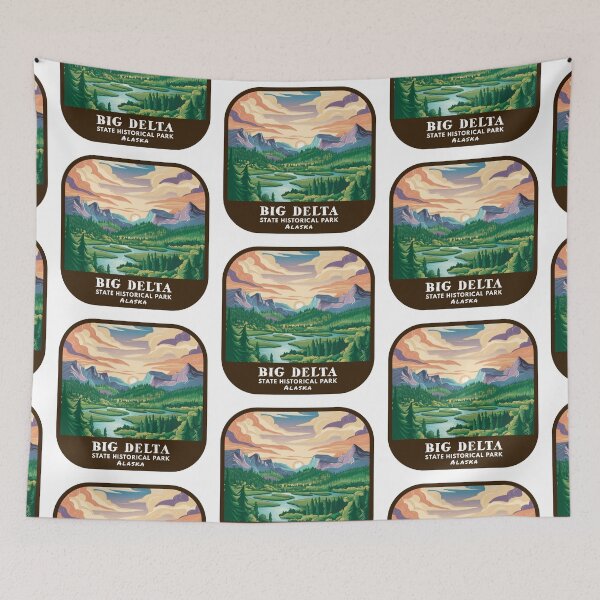 Item preview, Vintage Big Delta State Park (Alaska State Park) designed and sold by RabbitK.