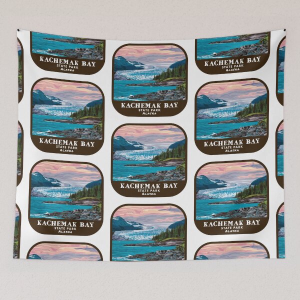 Item preview, Vintage Kachemak Bay State Park (Alaska State Park) designed and sold by RabbitK.