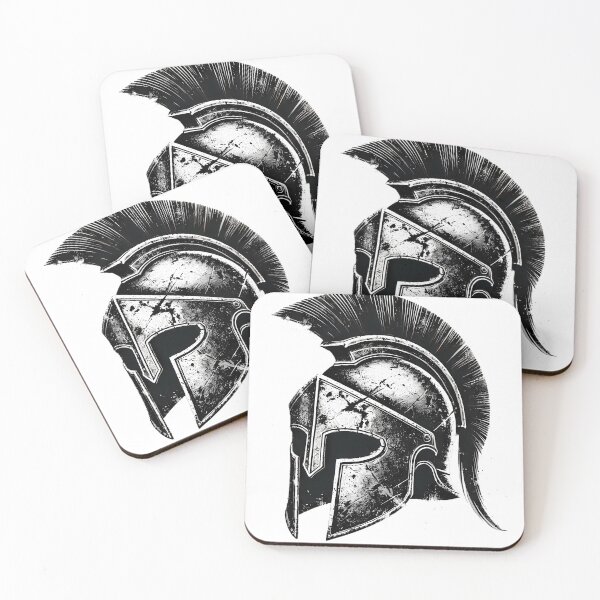 Item preview, Spartan Warrior Helmet Distressed Style designed and sold by TeeTown Treasure.