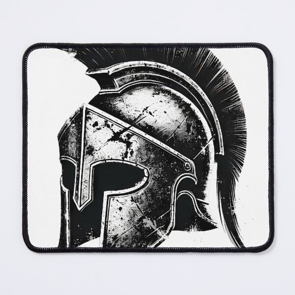 Item preview, Spartan Warrior Helmet Distressed Style designed and sold by TeeTown Treasure.