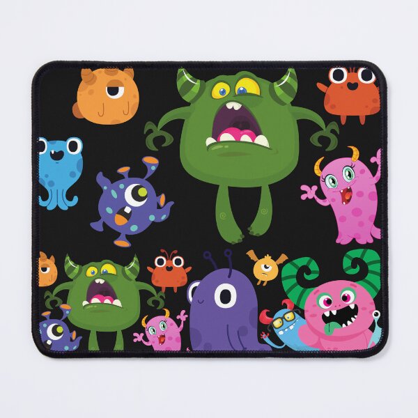 Item preview, Cute Little Monsters Party Green designed and sold by LaartStudio.