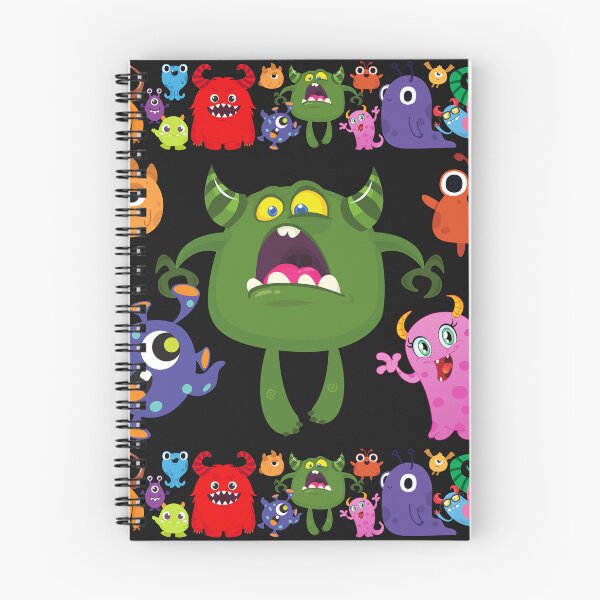 Item preview, Cute Little Monsters Party Green designed and sold by LaartStudio.