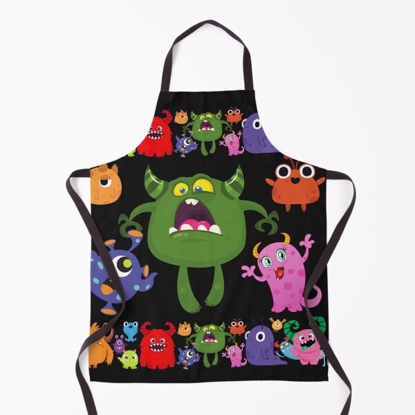 Item preview, Cute Little Monsters Party Green designed and sold by LaartStudio.