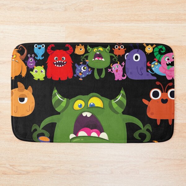 Item preview, Cute Little Monsters Party Green designed and sold by LaartStudio.