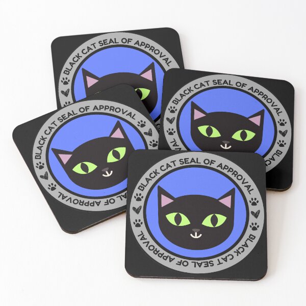Artikelvorschau, Gütesiegel „Black Cat“ entworfen und verkauft von polycrafter.