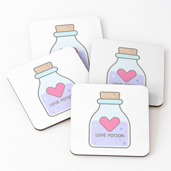 Aperçu de l'œuvre Bouteille de philtre d'amour mignonne dessinée à la main pour la Saint-Valentin créée et vendue par nuchz.