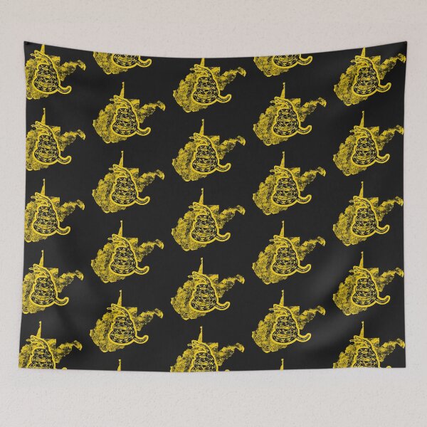 Item preview, WEST VIRGINIA  - Freedom Is The Superpower - Gadsden Snake Flag - Dont Tread On Me design  designed and sold by pelagio.