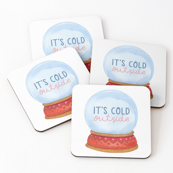 Item preview, charming "It's Cold Outside" snow globe designed and sold by LeStudioSHB.