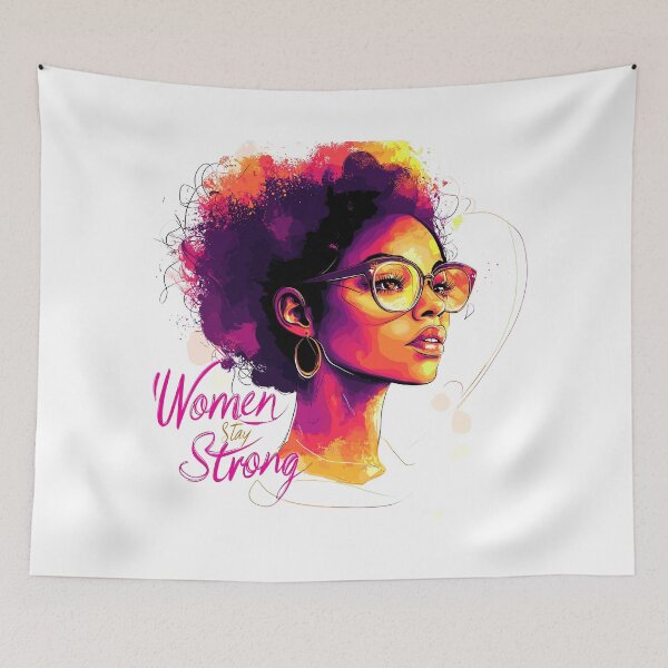 Item preview, Women Stay Strong Vibrant graphic design designed and sold by Artbyminga.
