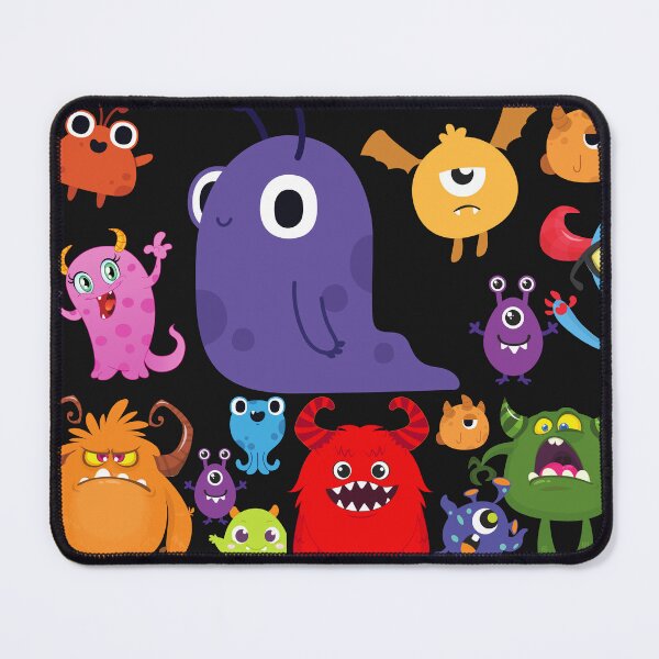 Item preview, Cute Little Monsters Party Purple designed and sold by LaartStudio.