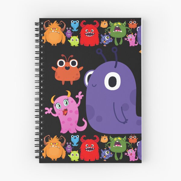 Item preview, Cute Little Monsters Party Purple designed and sold by LaartStudio.