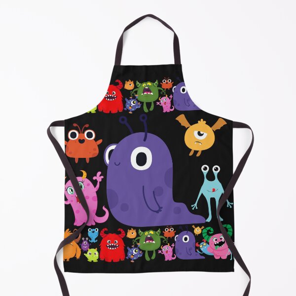 Item preview, Cute Little Monsters Party Purple designed and sold by LaartStudio.