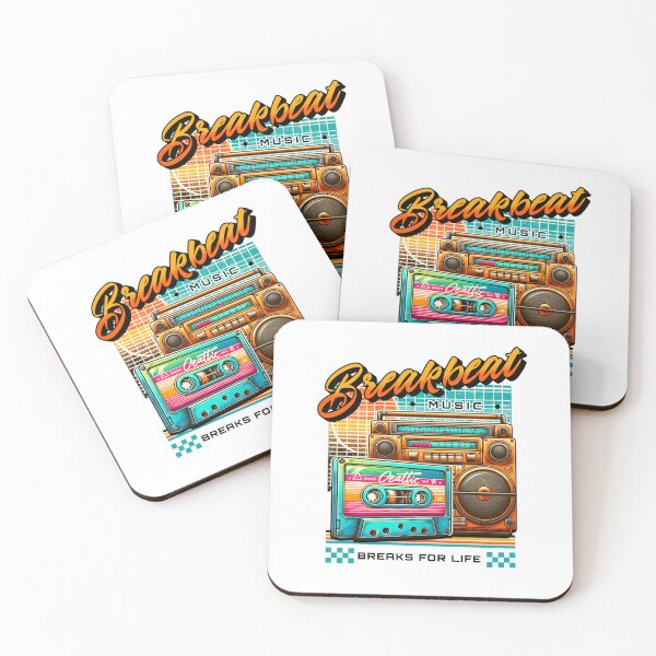 Item preview, BREAKBEAT  - Cassette Boombox (Black)  designed and sold by Discothreadz.