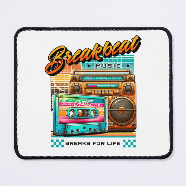 Item preview, BREAKBEAT  - Cassette Boombox (Black)  designed and sold by Discothreadz.