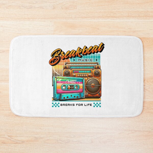 Item preview, BREAKBEAT  - Cassette Boombox (Black)  designed and sold by Discothreadz.