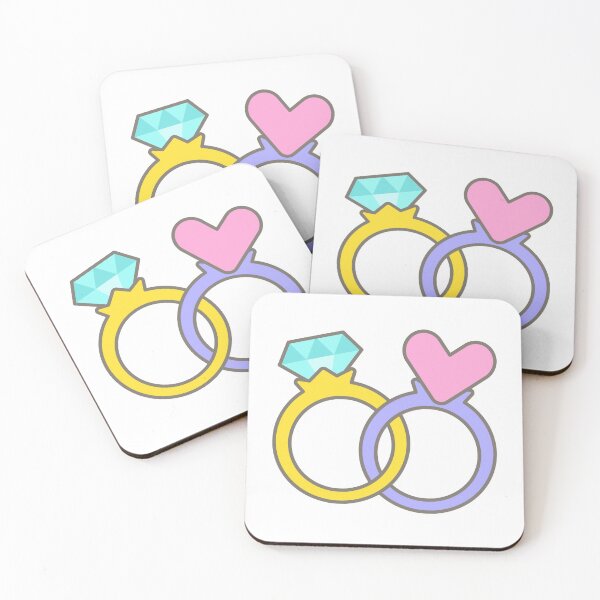 Item preview, Cute Hand Drawn Global Love Day engagement rings designed and sold by nuchz.