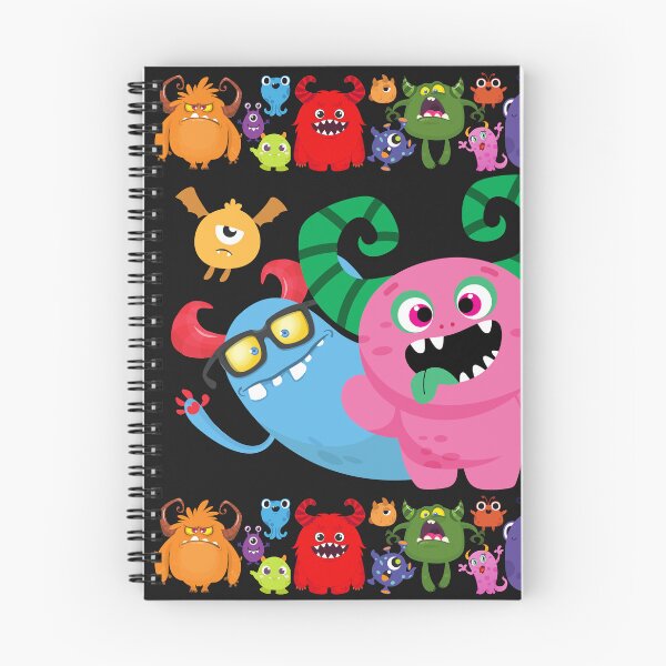 Item preview, Cute Little Monsters Party Pink designed and sold by LaartStudio.