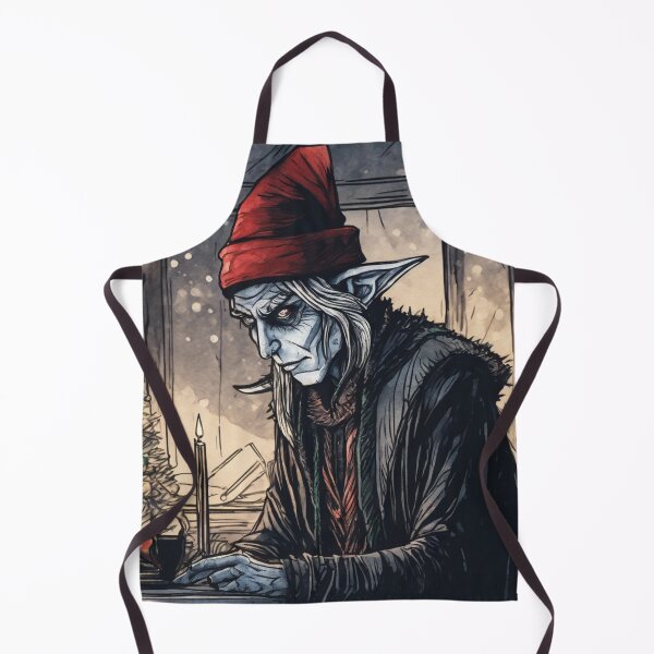 Item preview, Christmas and Holiday Elf - Watercolor & Ink 1 designed and sold by KBMediaArt.