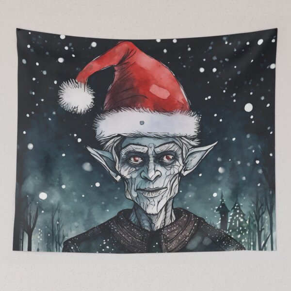 Item preview, Christmas and Holiday Elf - Watercolor & Ink 3 designed and sold by KBMediaArt.