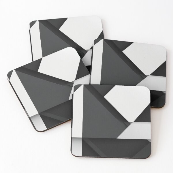 Item preview, Monochrome Abstract Geometrics designed and sold by bjrcy.