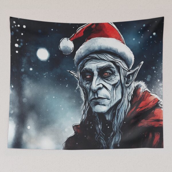 Item preview, Christmas and Holiday Elf - Watercolor & Ink 4 designed and sold by KBMediaArt.