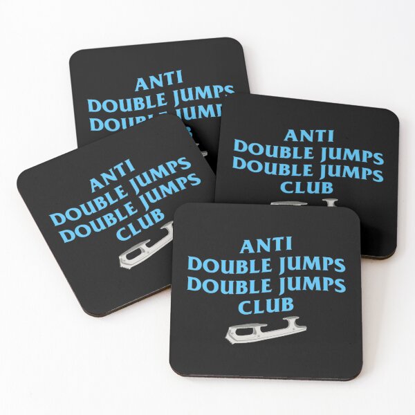 Item preview, Anti Double Jumps Double Jumps Club Blue designed and sold by DeadIceSkating.