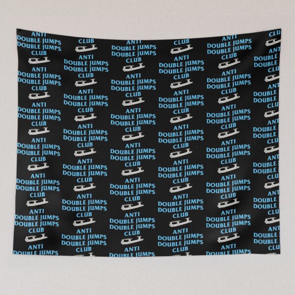 Item preview, Anti Double Jumps Double Jumps Club Blue designed and sold by DeadIceSkating.