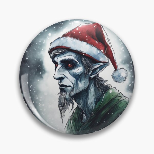 Item preview, Christmas and Holiday Elf - Watercolor & Ink 5 designed and sold by KBMediaArt.