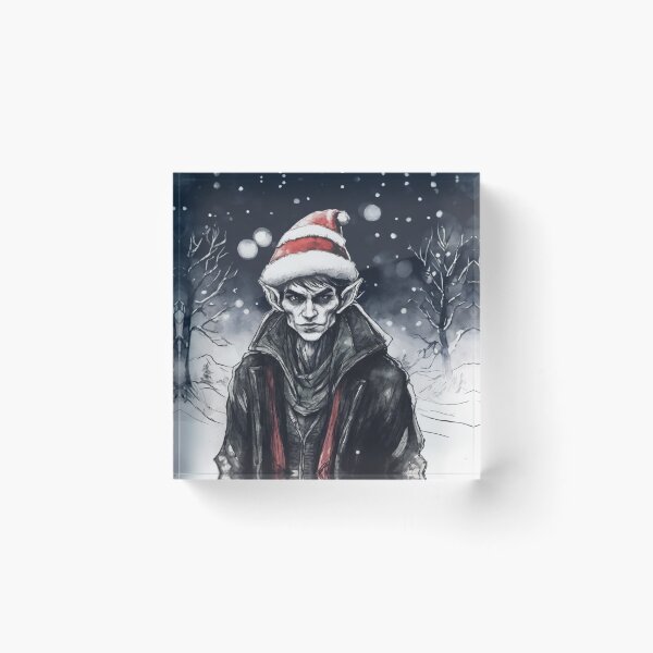Item preview, Christmas and Holiday Elf - Watercolor & Ink 6 designed and sold by KBMediaArt.