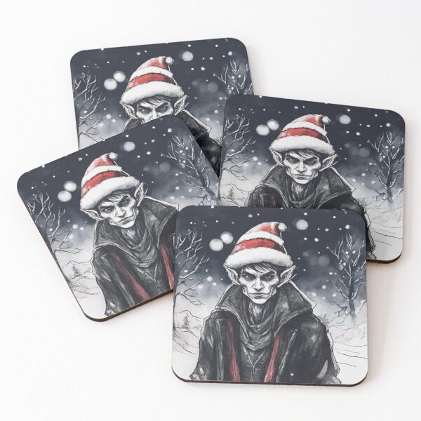 Item preview, Christmas and Holiday Elf - Watercolor & Ink 6 designed and sold by KBMediaArt.