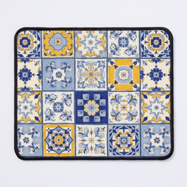 Item preview, Spanish Tiles Repeating Pattern designed and sold by Magnolia Valley Art.