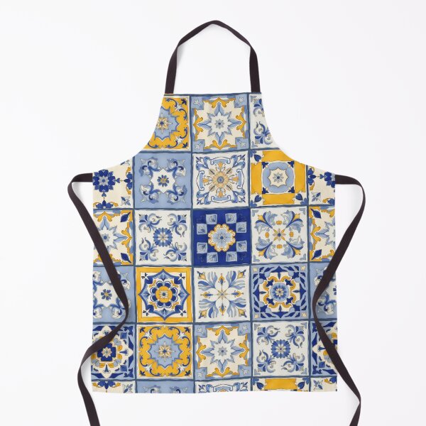 Item preview, Spanish Tiles Repeating Pattern designed and sold by Magnolia Valley Art.