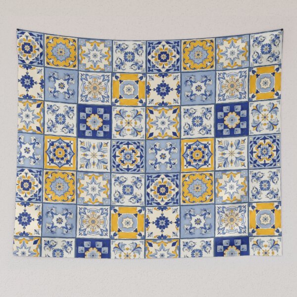 Item preview, Spanish Tiles Repeating Pattern designed and sold by Magnolia Valley Art.