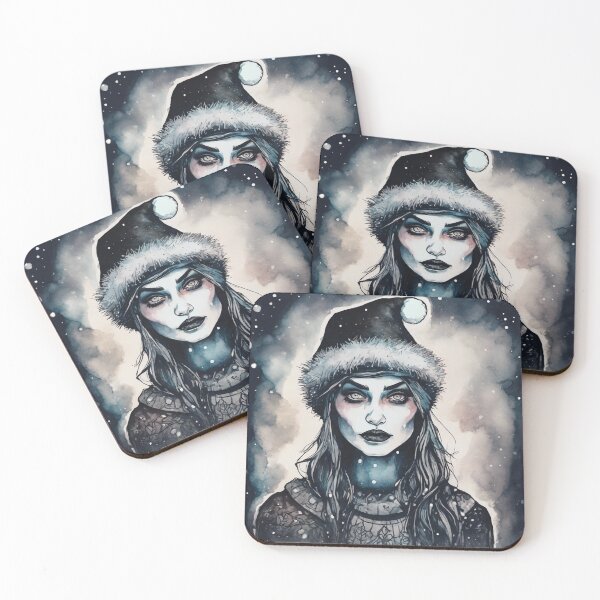 Item preview, Christmas and Holiday Elf - Watercolor & Ink 8 designed and sold by KBMediaArt.