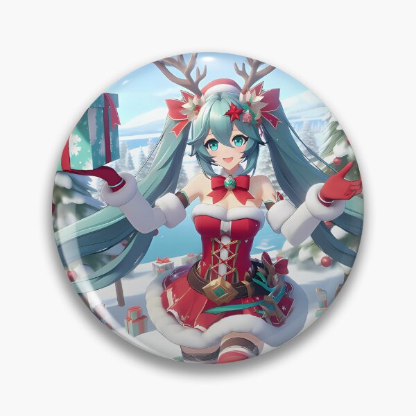 Item preview, Miku Reindeer's Magical Christmas - Holiday Art designed and sold by Venta Mix  JellycientArt.