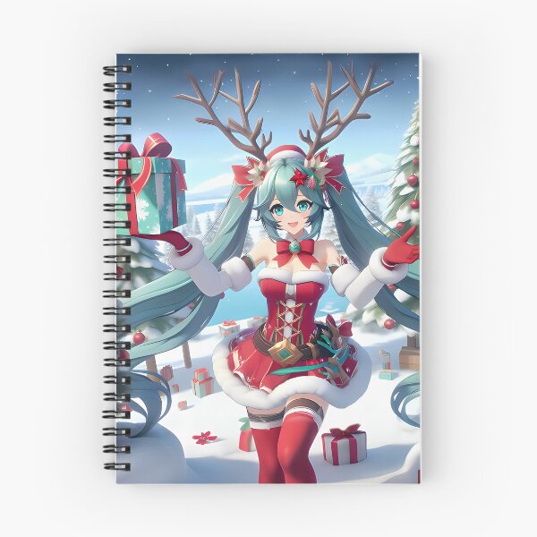 Item preview, Miku Reindeer's Magical Christmas - Holiday Art designed and sold by Venta Mix  JellycientArt.