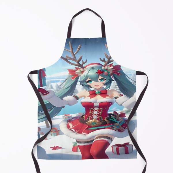 Item preview, Miku Reindeer's Magical Christmas - Holiday Art designed and sold by Venta Mix JellycientArt.