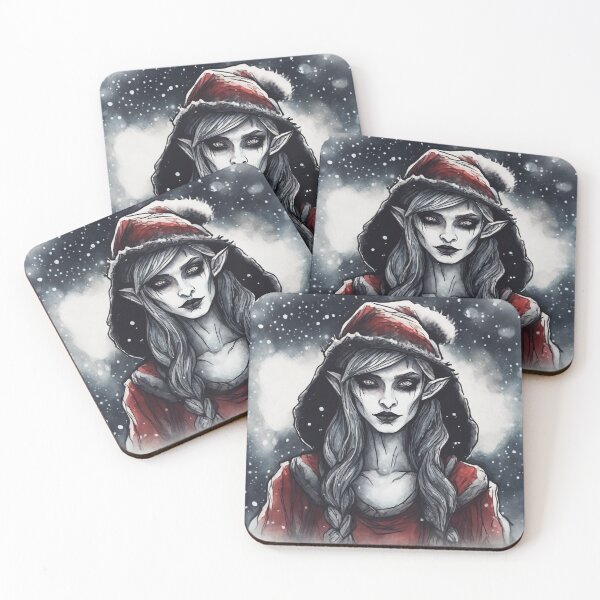 Item preview, Christmas and Holiday Elf - Watercolor & Ink 10 designed and sold by KBMediaArt.