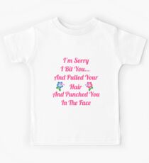 I'm Sorry I Bit You... Kids Tee