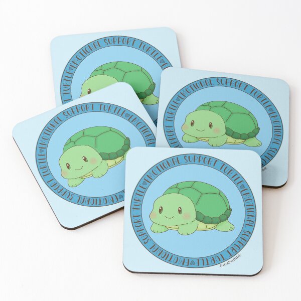 Item preview, Emotional Support Turtle designed and sold by Tessaxsu.