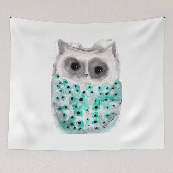 Item preview, Green Owl designed and sold by JULIE SUTHERLAND.