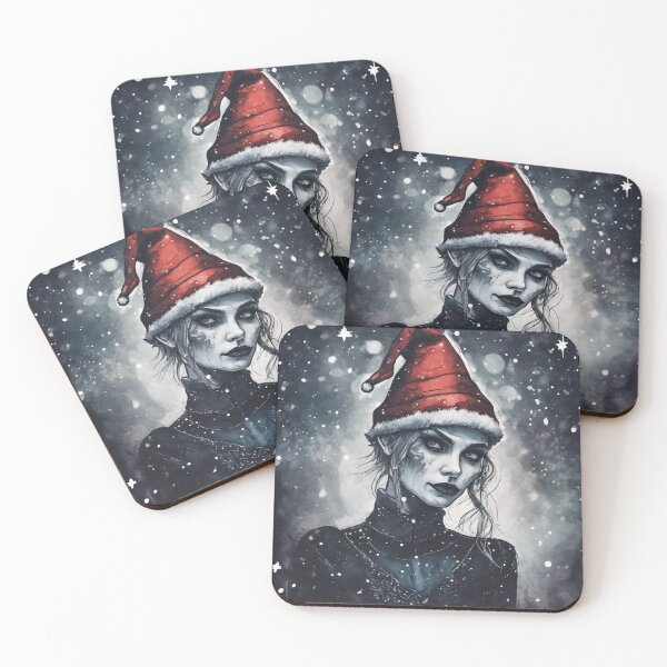 Item preview, Christmas and Holiday Elf - Watercolor & Ink 13 designed and sold by KBMediaArt.