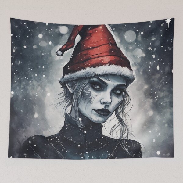 Item preview, Christmas and Holiday Elf - Watercolor & Ink 13 designed and sold by KBMediaArt.