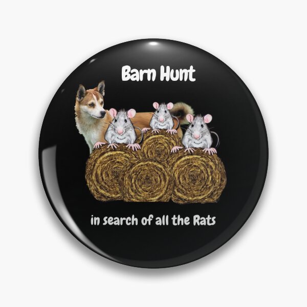 Item preview, Funny Barn Hunt - in search of all the rats with a Norwegian Lundehund Dog  designed and sold by Just4doglovers.